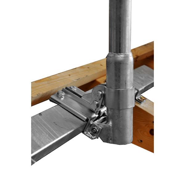 Rafter fastener Goliat, incl. mast 3.000mm, horizontal,Steel image 2