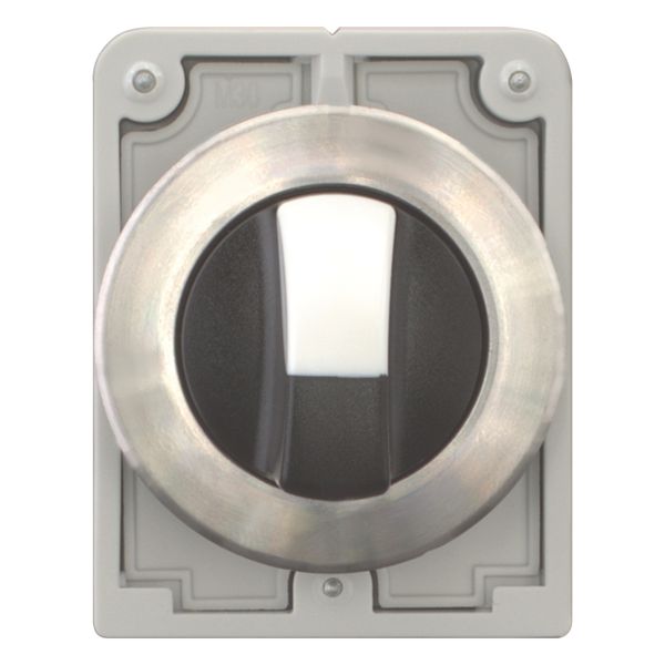 Changeover switch, RMQ-Titan, with thumb-grip, momentary, 3 positions, Front ring stainless steel image 10