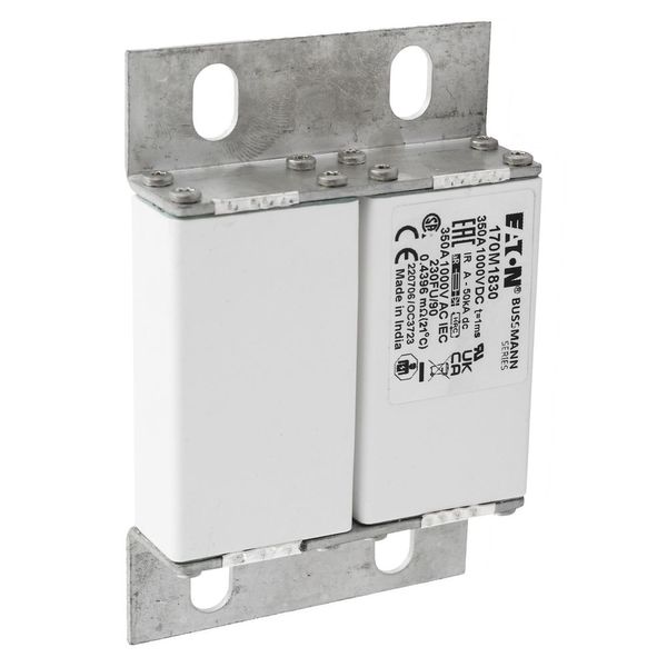 Fuse-link, high speed, 350 A, DC 1000 V, size 230, 24 x 78 x 115 mm, aR, IEC image 8