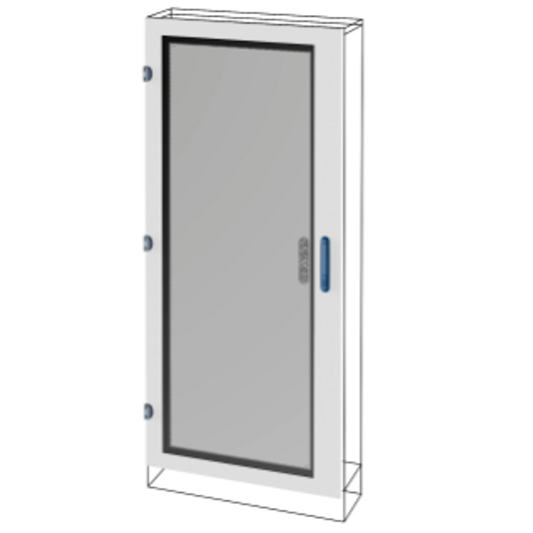 GLASS DOOR - QDX 630 L - FOR STRUCTURE 600X1600MM image 1