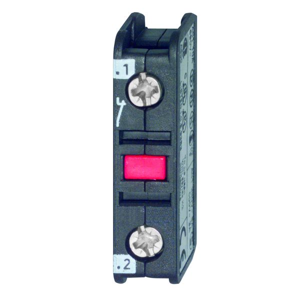 Auxilary contact, 1-pole, 1B, front mounting, 10 A for J7KN10-74 (EM & image 2