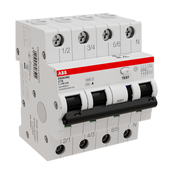 DS203NC C10 A30 Residual Current Circuit Breaker with Overcurrent Protection image 4