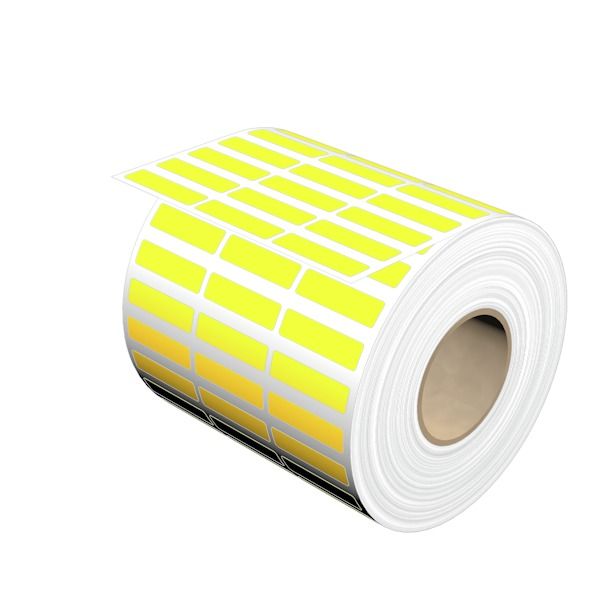 Device marking, Self-adhesive, 30 mm, Cotton fabric, yellow image 2