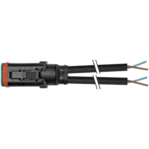 Valve plug MDCY06-4s with cable PUR 2x0.75 gy UL/CSA+drag ch. 5m image 1