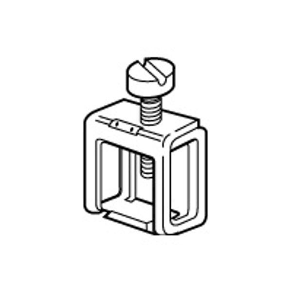 Connector - for non perforated bars - 6 to 16 mm² image 1