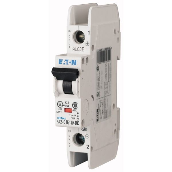 Miniature circuit breaker (MCB), 25 A, 1p, characteristic: C, DC image 1