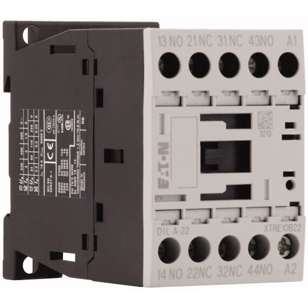 Contactor relay, 48 V 50 Hz, 2 N/O, 2 NC, Screw terminals, AC operation image 4