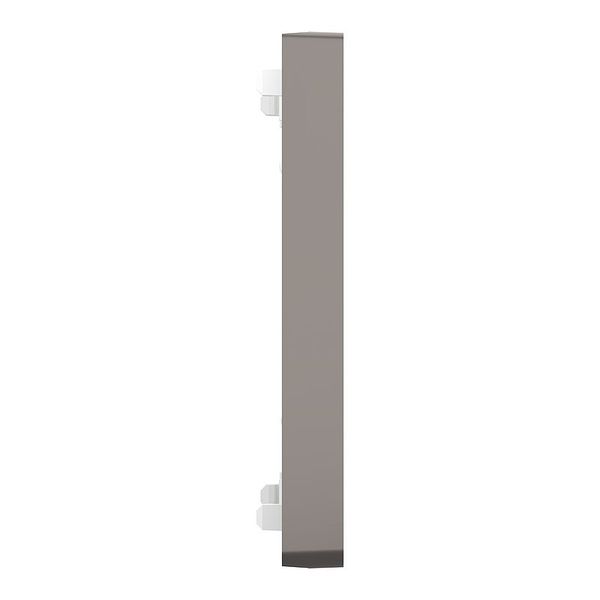 Push button sensor Flex, KNX, system design, 2-fold, rocker, nickel metallic image 1