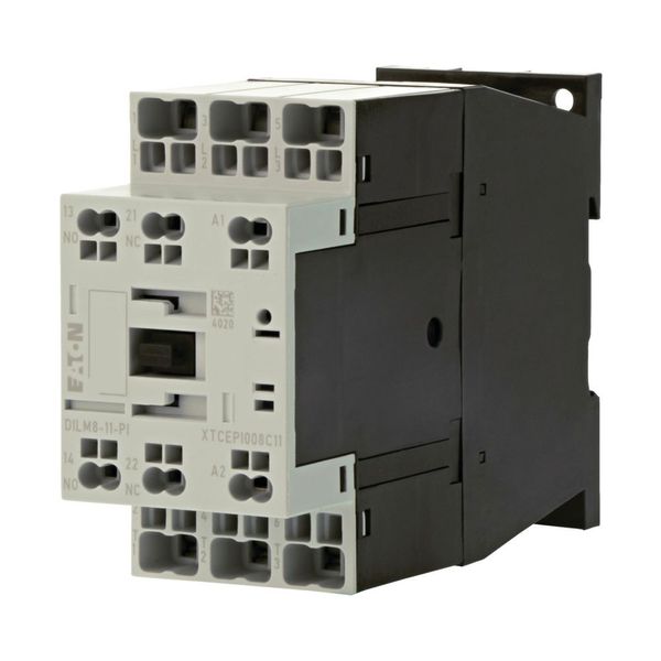 Contactor, 3 pole, 380 V 400 V 3.7 kW, 1 N/O, 1 NC, 220 V 50/60 Hz, AC operation, Push in terminals image 7