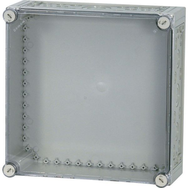 Insulated enclosure, +knockouts, HxWxD=375x375x150mm image 2