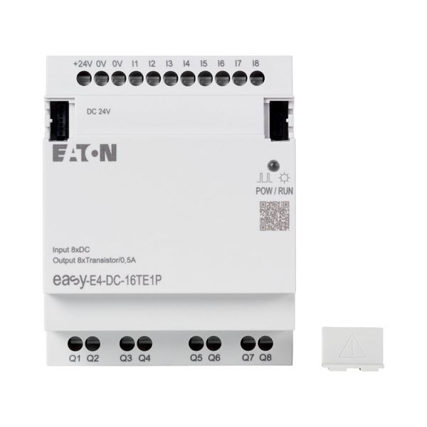 I/O expansion, For use with easyE4, 24 V DC, Inputs/Outputs expansion (number) digital: 8, Push-In image 15