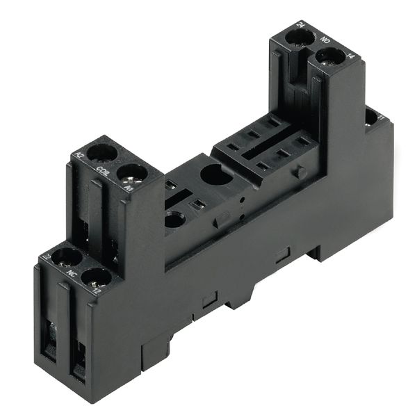 Relay socket, flat design, IP20, 2 CO contact , Screw connection image 1