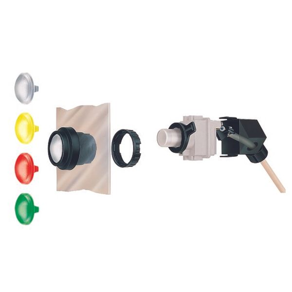 Changeoverswitches, T0, 20 A, surface mounting, 1 contact unit(s), Contacts: 2, 45 °, momentary, With 0 (Off) position, with spring-return from both d image 515