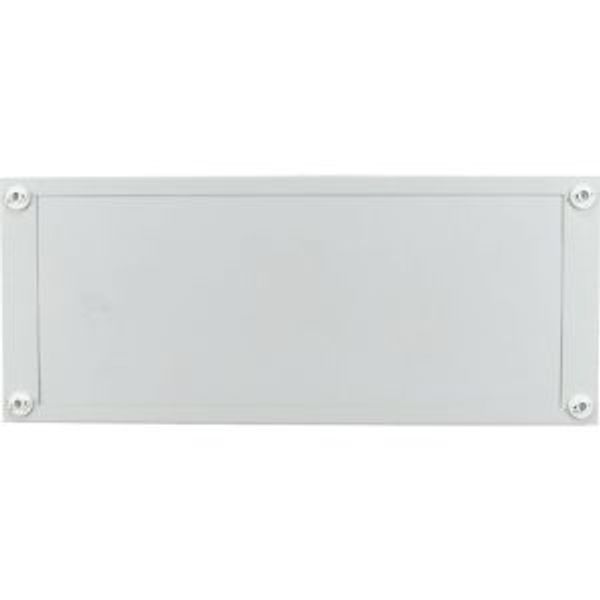 Front plate with plastic insert, for HxW=150x400mm image 2