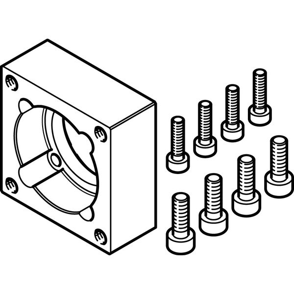 EAMF-A-28B-40S/40T Motor flange image 1