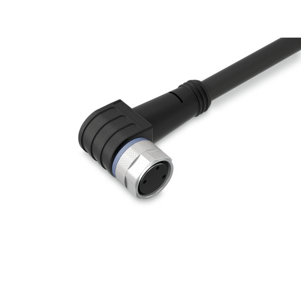 Sensor/Actuator cable M8 socket angled 3-pole image 1