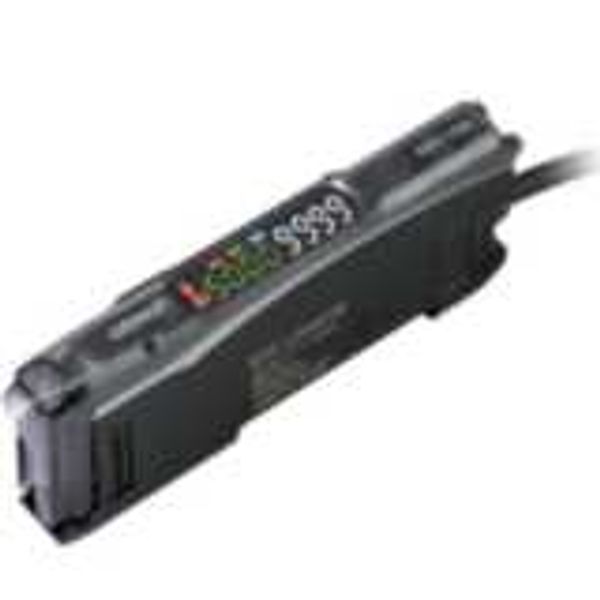 Photoelectric sensor, laser amplifier, 2 outputs, 1 input, DC, PNP, 2 image 1