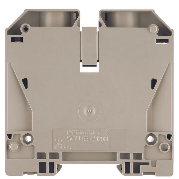 Feed-through terminal block, Screw connection, 120 mm², 1000 V, 269 A, image 1