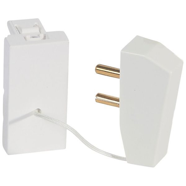 Shunt plug for biomedical alarm standby Mosaic - for Cat. No 0 771 50 image 1