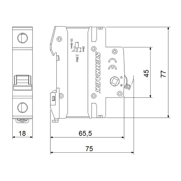 Main Load-Break Switch (Isolator) 63A, 1-pole image 7