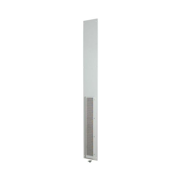 Rearwall, ventilated, HxW=2000x300mm, IP42, grey image 3
