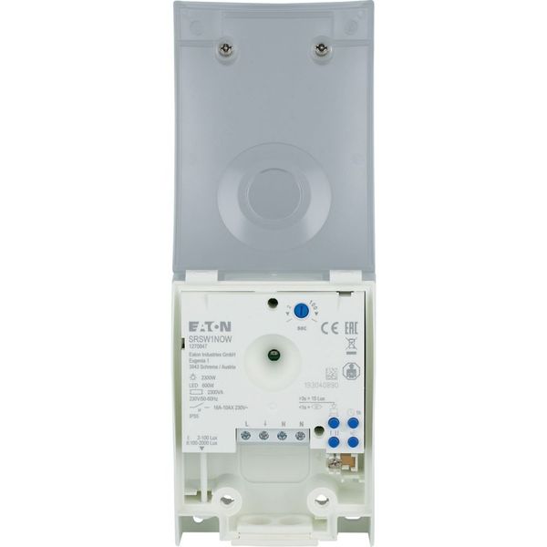 Analogue Light intensity switch, Wall mounted,  1 NO contact, integrated light sensor, 2-100 Lux / 100-2000 Lux image 8