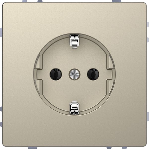 SCHUKO socket-outlet, screwless terminals, sahara, System Design image 3