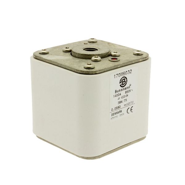 Fuse-link, high speed, 1400 A, AC 850 V, size 3, 76 x 76 x 76 mm, aR, IEC, single indicator image 17