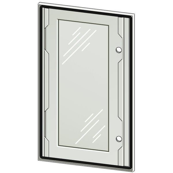 Door, transparent, IP66, HxW=250x200mm image 1