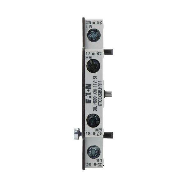 Auxiliary contact module, 2 pole, Ith= 10 A, 1 N/OE, 1 NCL, Side mounted, Screw terminals, DILH600 - DILH800 image 11