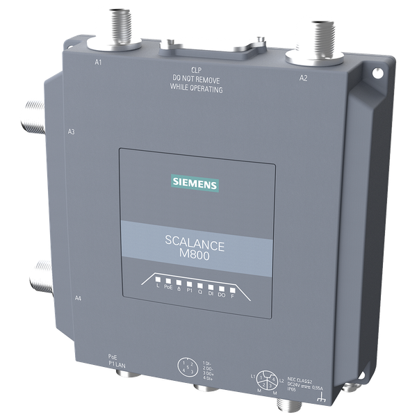 SCALANCE MUM856-1 (B1) 5G router, rel. 16, IP65, for wireless IP communication from Ethernet-based applications via public 3/4/5G mobile radio networks and private image 1