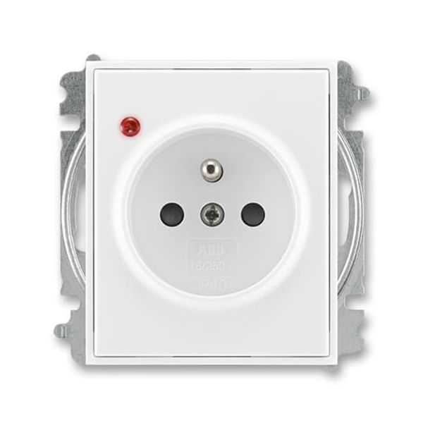 5599E-A02357 03 Socket outlet with earthing pin, shuttered, with surge protection ; 5599E-A02357 03 image 2