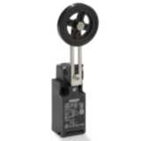 Limit switch, Adjustable roller lever, form lock (metal lever, rubber image 2