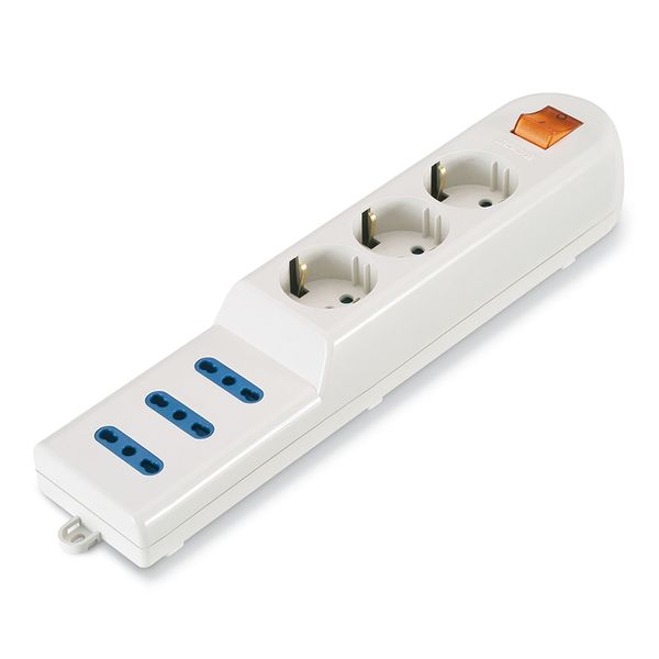3-OUTLET SOCKET DUAL USE LUMINOUS SWITCH image 3