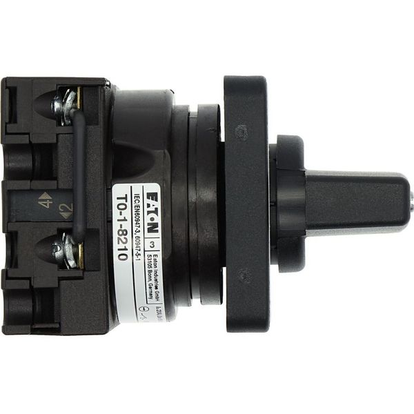 Changeoverswitches, T0, 20 A, flush mounting, 1 contact unit(s), Contacts: 2, 60 °, maintained, With 0 (Off) position, 1-0-2, Design number 8210 image 28