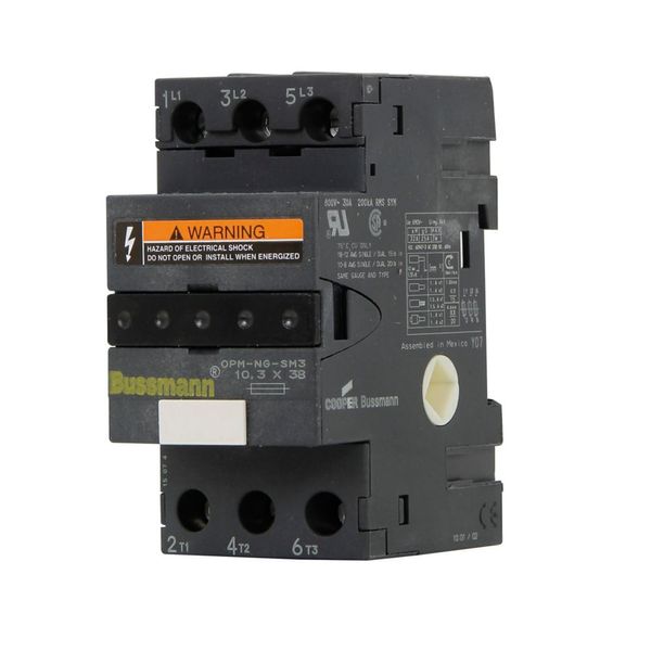 Eaton Bussmann series Optima fuse holders, 600V or less, 0-30A, Philslot Screws/Pressure Plate, Three-pole image 25