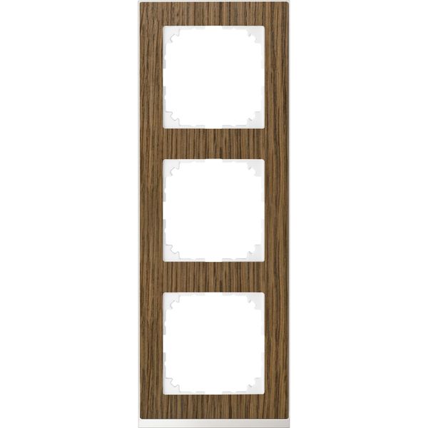 M-Pure Decor 3-gang frame Oak image 1