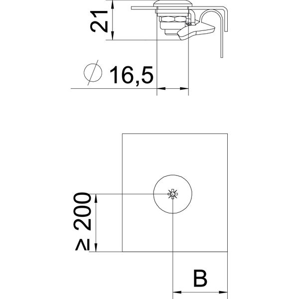 DRL H S A2 Turn buckle for cover image 2