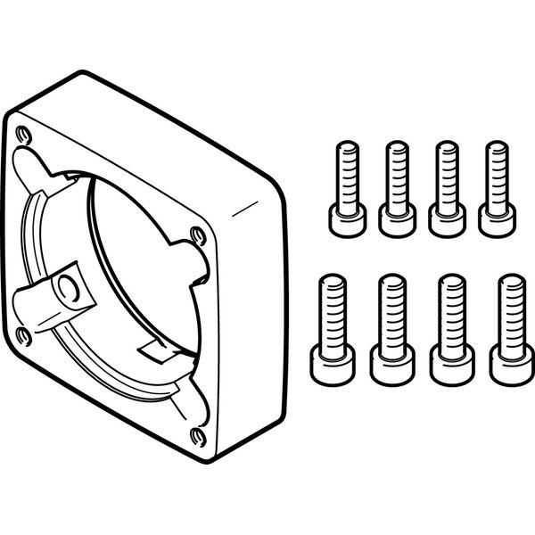 EAMF-A-48A-60P Motor flange image 1