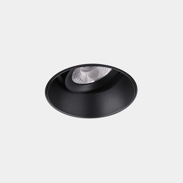 Downlight Play Deep Round Adjustable Trimless 12W LED warm-white 3000K CRI 90 33.1º Black IP23 1195lm image 1