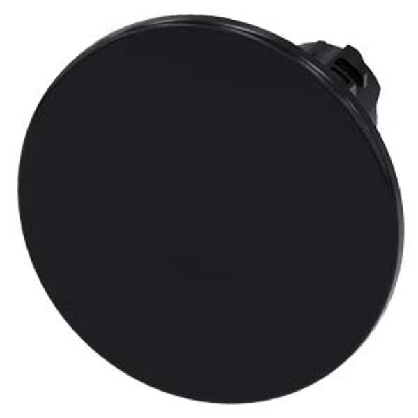 Mushroom pushbutton, 22 mm, round, plastic, black, 60 mm, momentary contact type, Z=40-unit packaging image 1