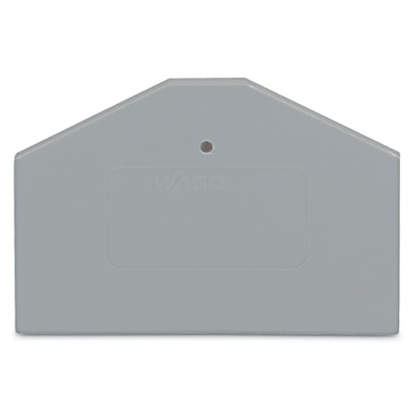 End and intermediate plate 2.5 mm thick gray image 3