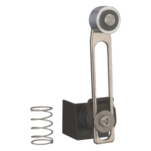 Adjustable roller lever, D=18mm, metal image 9
