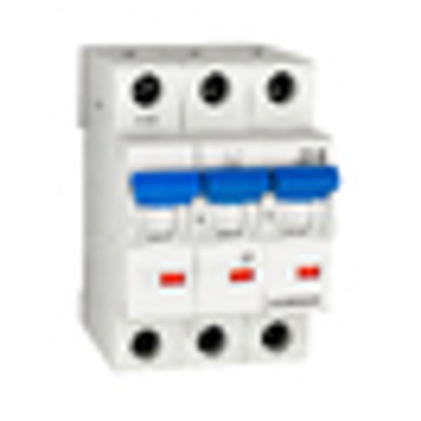 Miniature Circuit Breaker (MCB) C, 10A, 3-pole, 40ø C, 6KA image 2