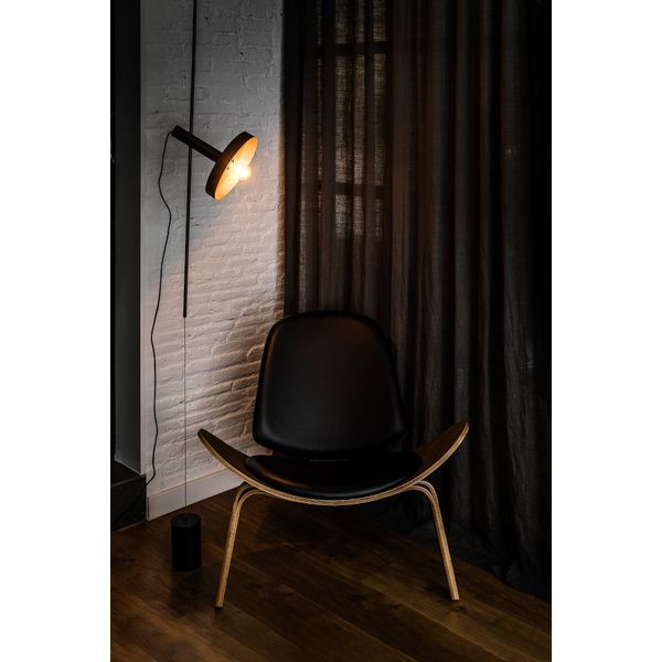 WHIZZ BLACK/GOLD PENDANT LAMP WITH WEIGHT 1 X E27 image 2