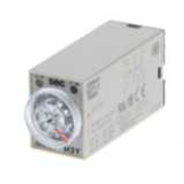 Timer, plug-in, 14-pin, on-delay, 4PDT, 3 A, 24 VAC Supply, 1 - 30 Min image 2