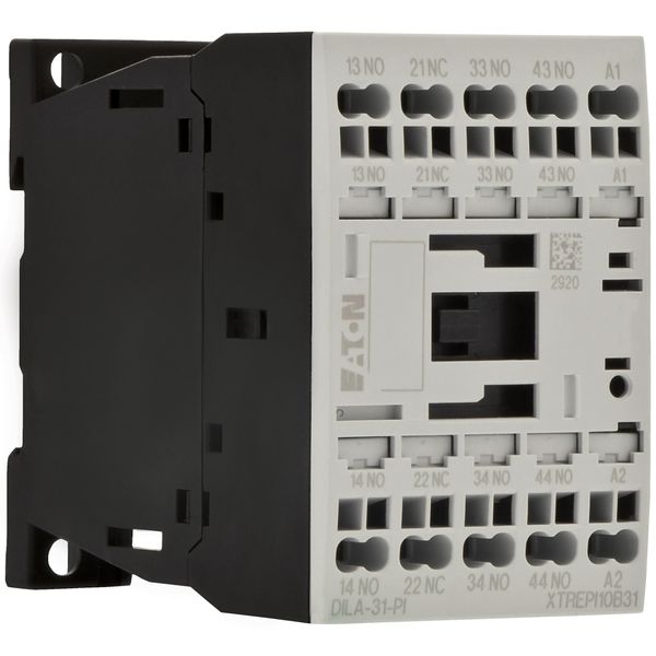 Contactor relay, 24 V DC, 3 N/O, 1 NC, Push in terminals, DC operation image 8