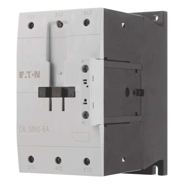 Contactor, 3 pole, 380 V 400 V 37 kW, RDC 24: 24 - 27 V DC, DC operation, Screw terminals image 1