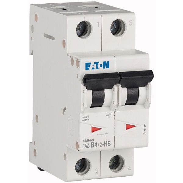 Miniature circuit breaker (MCB), 4 A, 2p, characteristic: B image 3