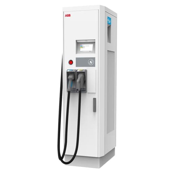Terra CE 54HV CJG22 4N1-7M-0-0 Terra 50 kW 1000 V charger, CCS 2 + CHAdeMO + AC Type 2 cable 22 kW, 3.9 m cables, CE image 2
